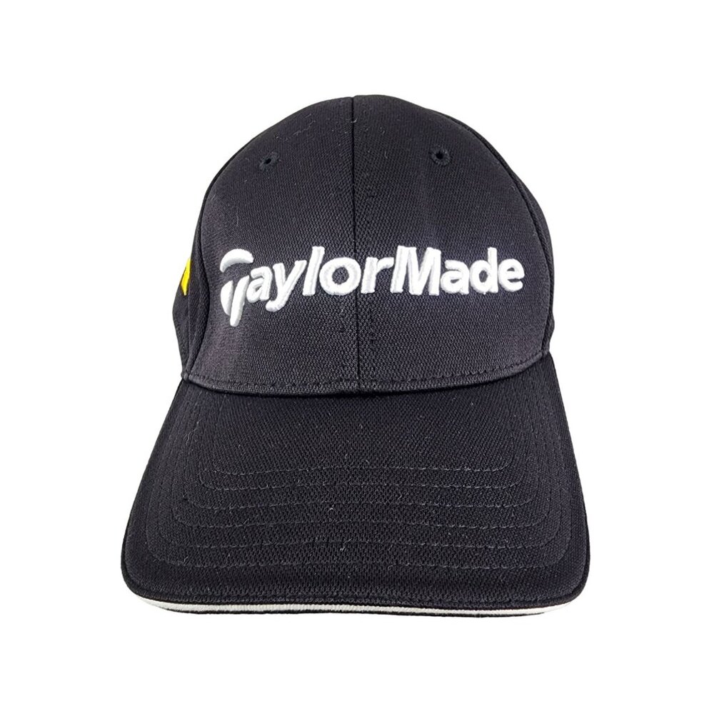 TaylorMade R11 Dentaflex L/XL Hat By Adidas Black Polyester Comfortable Fit